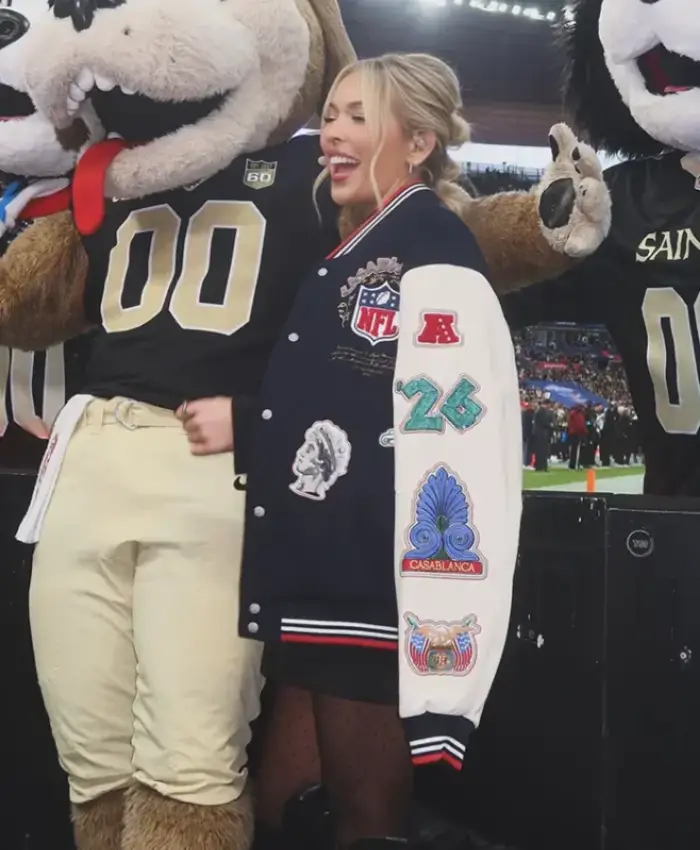 NFL Colleen Wolfe Casablanca x Jeff Hamilton Jacket