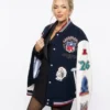 NFL Colleen Wolfe Casablanca x Jeff Hamilton Jacket