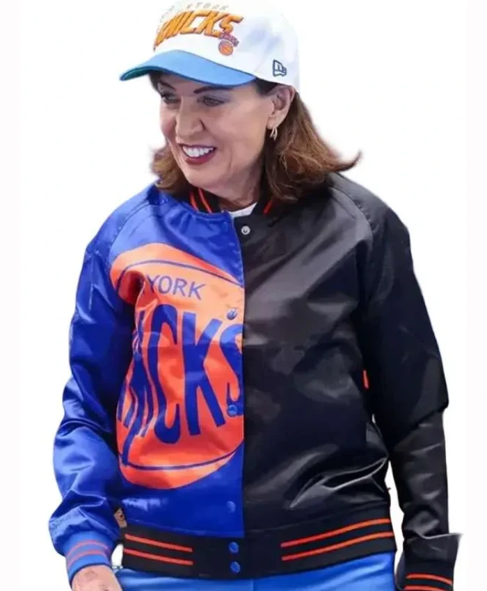 New York Knicks Championship Victory Parade 2026 Kathy Hochul Jacket