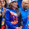 New York Knicks Championship Victory Parade Kathy Hochul Varsity Jacket