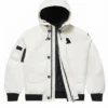 OVO Canada Goose Chilliwack White Bomber Owl Hooded Jacket For Sale