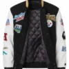 Playoffs Pittsburgh Steelers Satin Varsity Jacket