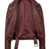 RE9 Claire Redfield Burgundy Jacket For Women 