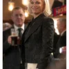 Rebecca Welton Ted Lasso S04 Hannah Waddingham Black Pinstripe Blazer