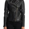 Sally Mae Studded Leather Jacket