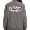 Shop Marvel VisionQuest Tommy Racing Zip Up Grey Jacket
