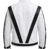 Shop Michael Jackson White Thriller White Leather Jacket