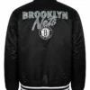 Shop Now Brooklyn Nets Team Script Satin Jacket
