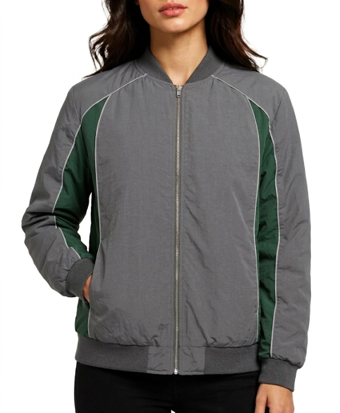 Shop Now Marvel VisionQuest Tommy Racing Zip Up Grey Jacket