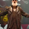 Shop Now Rob Halford Faithkeepers Tour Brown Leather Coat