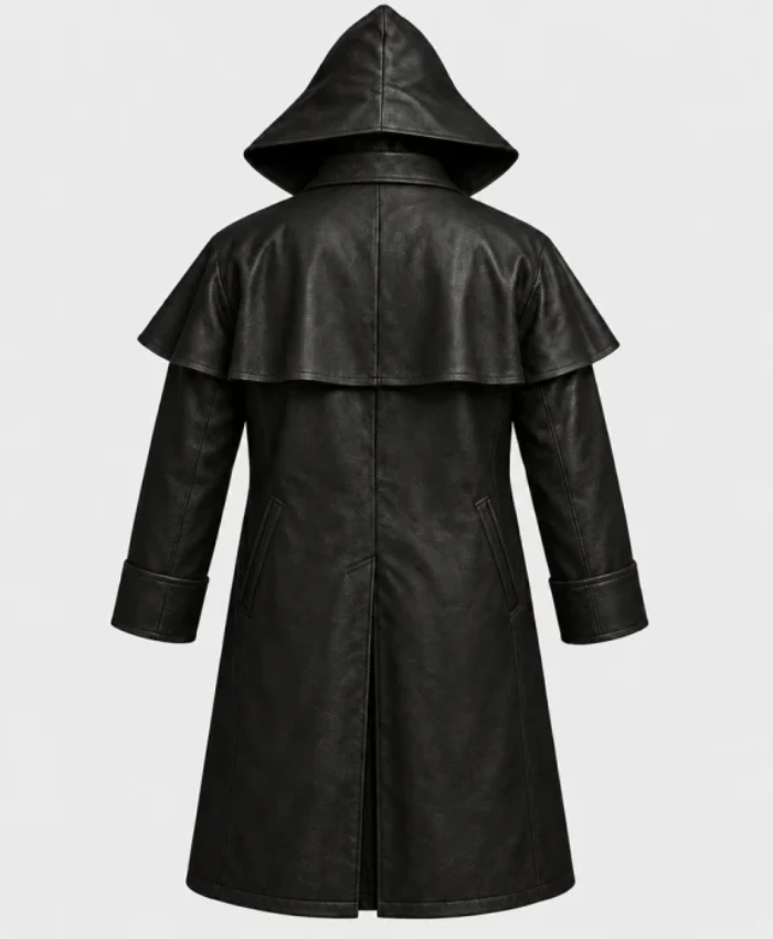 Steampunk Fisherman Halloween Gothic Leather Cosplay Costume Coat