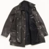 Stussy × Our Legacy Black Leather Jacket