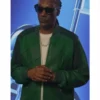 Video Music Awards Host Snoop Dogg Green Suede Jacket