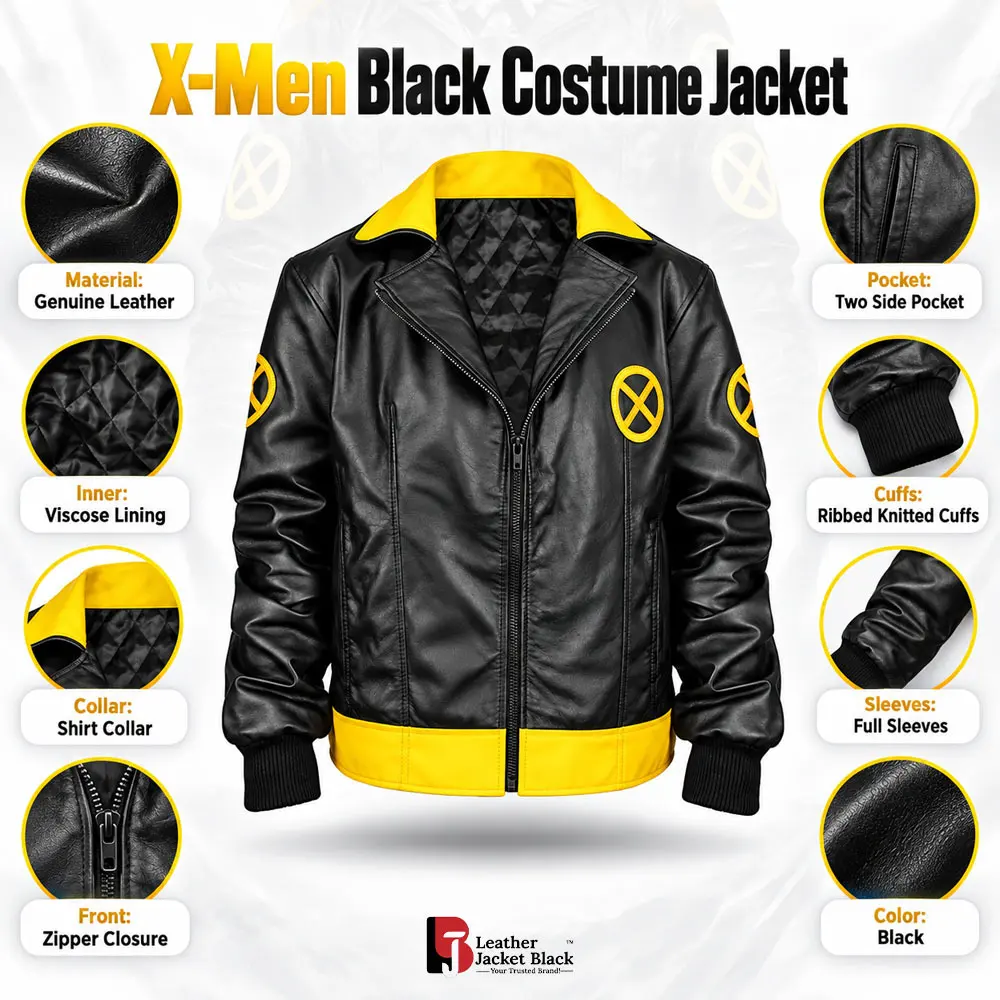X-Men Black Costume Jacket